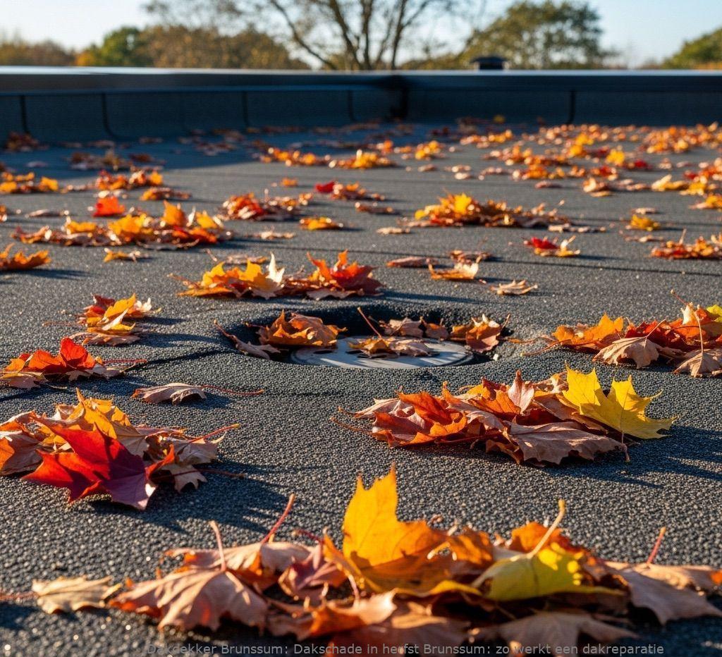 Dakschade In Herfst Brunssum